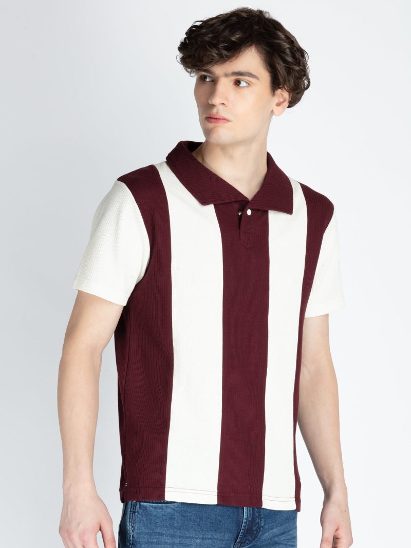 Mens Cut & Sew Polo T-Shirt
