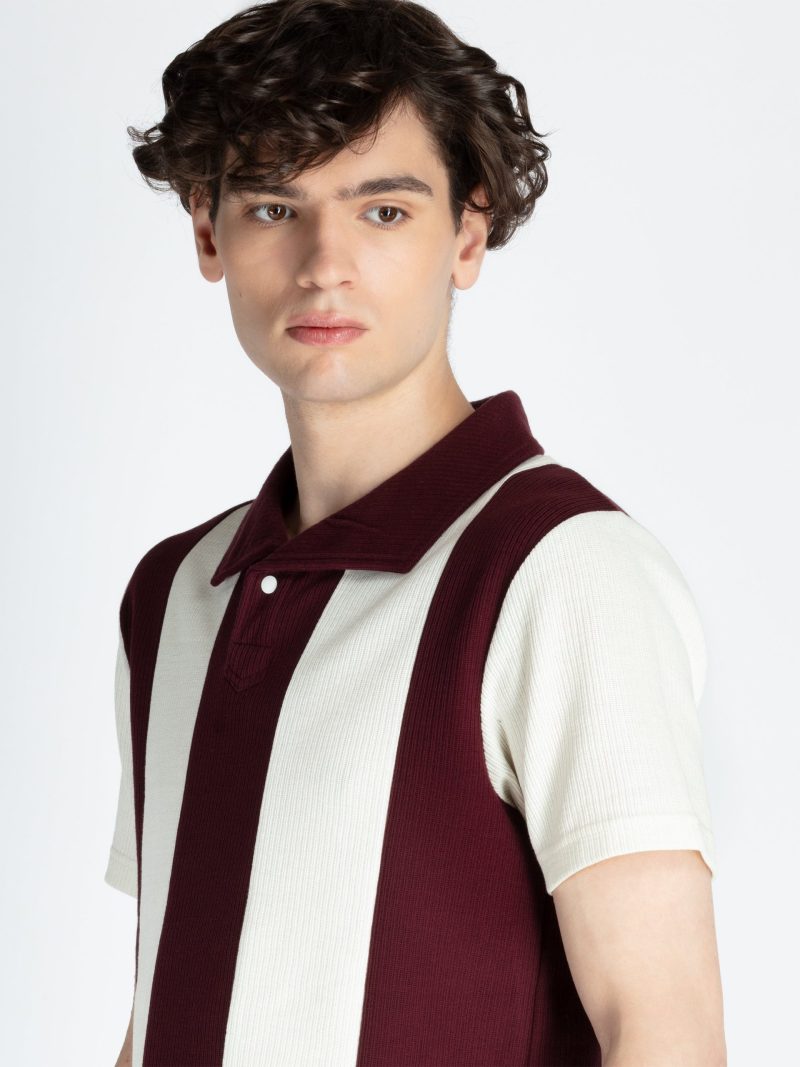 Mens Cut & Sew Polo T-Shirt