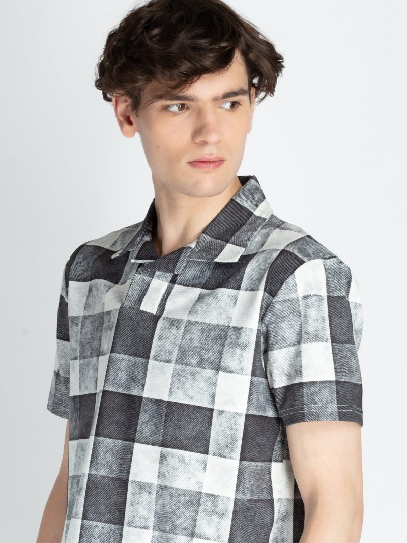 Mens All Over Printed Polo T-Shirt
