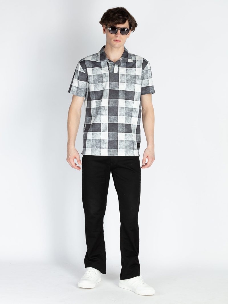 Mens All Over Printed Polo T-Shirt