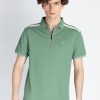 Mens Solid Regular Fit Polo T-Shirt