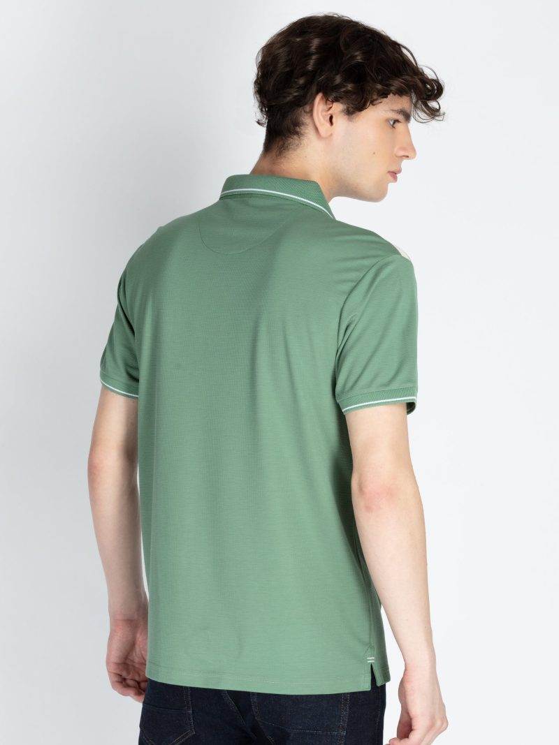 Mens Solid Regular Fit Polo T-Shirt