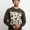 Mens Printed Lightweight Sweatshirt