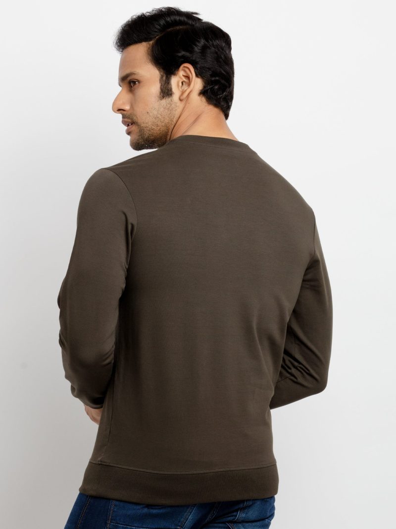 Mens Printed Lightweight Sweatshirt