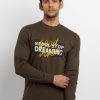 Mens Solid Sweatshirt