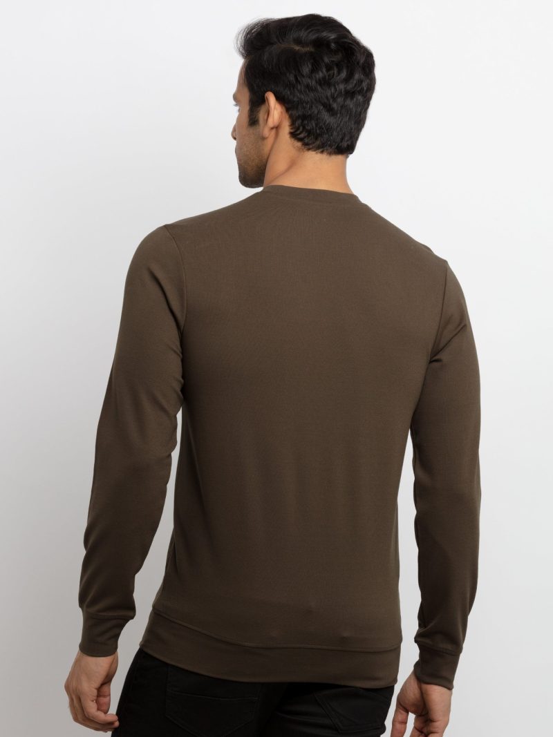 Mens Solid Sweatshirt