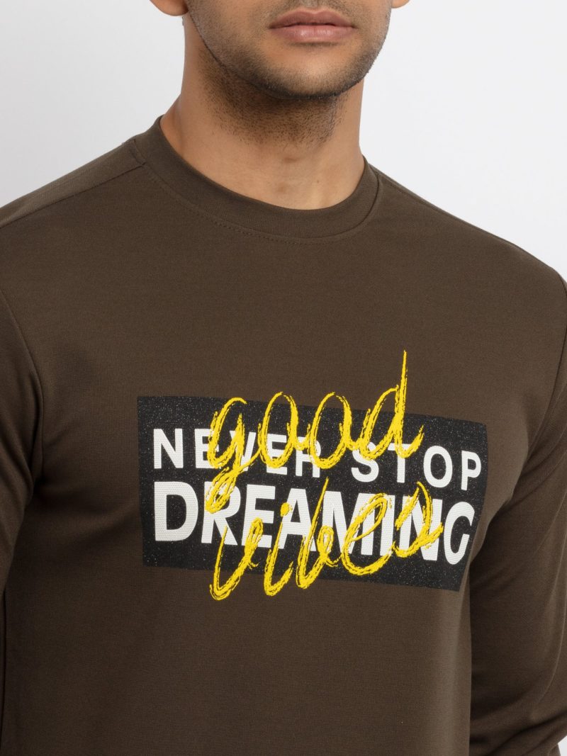 Mens Solid Sweatshirt