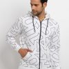 Mens All Over Printed Lightweight Sweatshirt