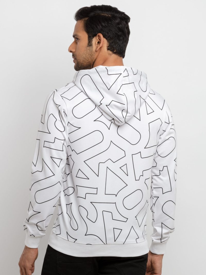 Mens All Over Printed Lightweight Sweatshirt