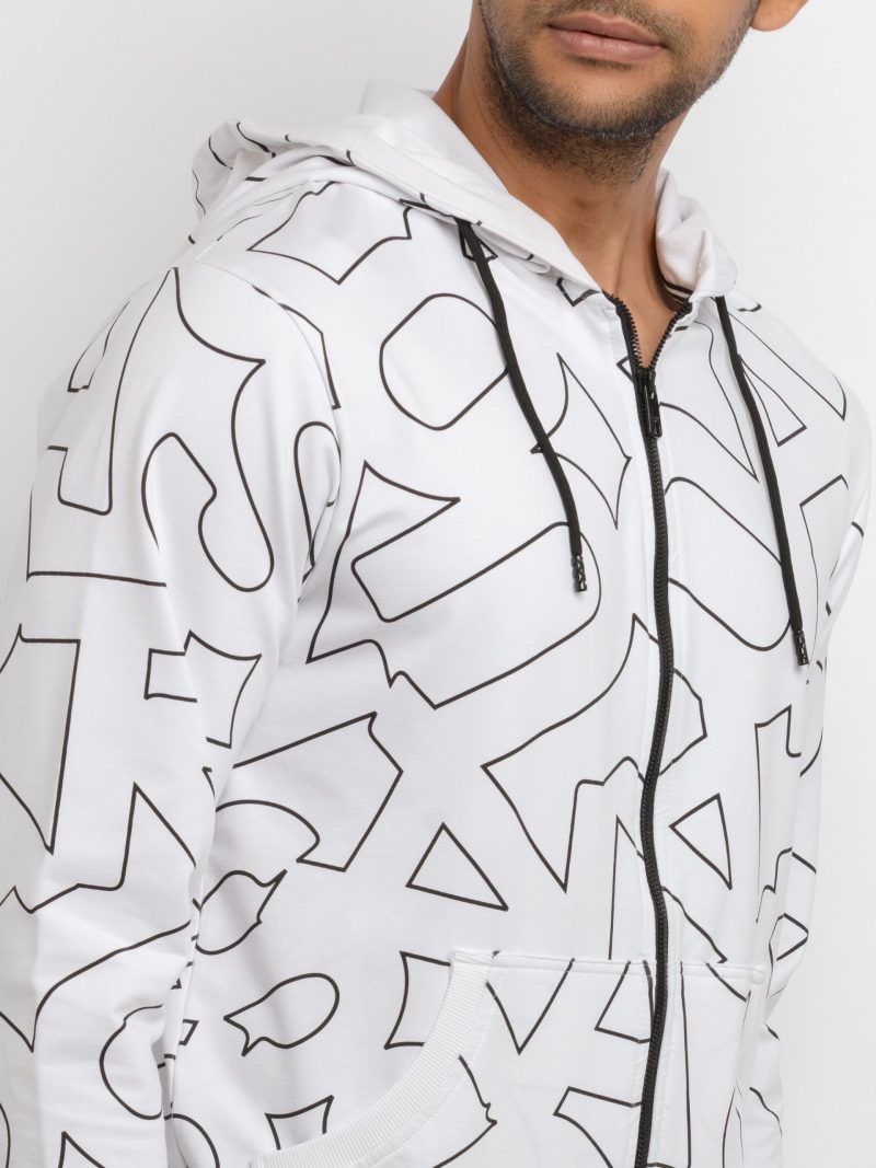 Mens All Over Printed Lightweight Sweatshirt
