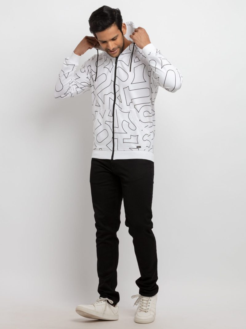 Mens All Over Printed Lightweight Sweatshirt