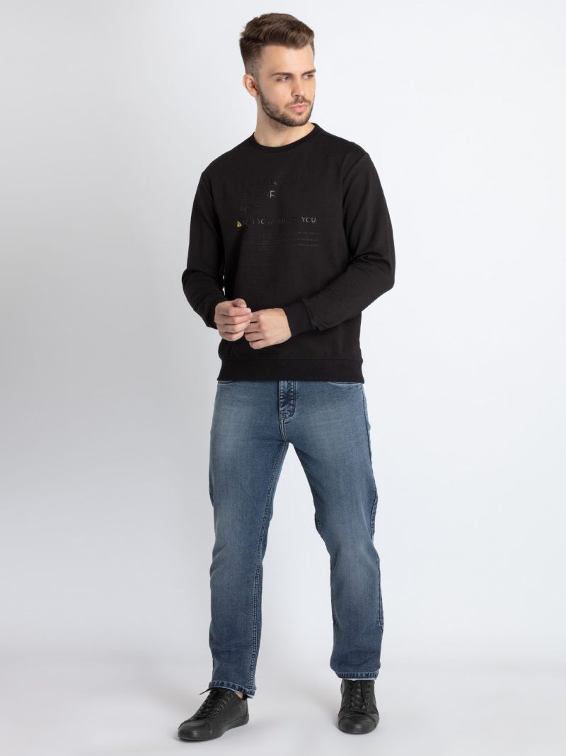 Mens Printed Lightweight Sweatshirt
