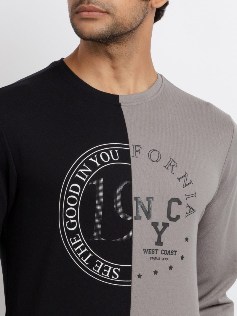 Mens Mix & Match Round Neck Sweatshirt