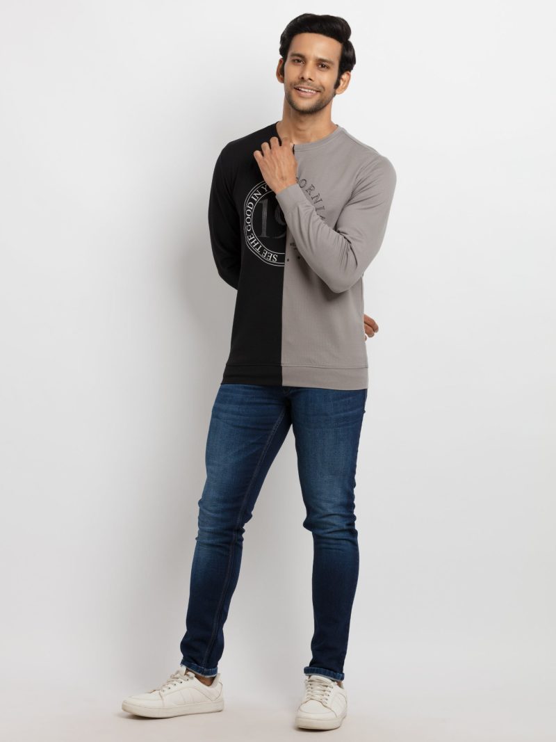 Mens Mix & Match Round Neck Sweatshirt