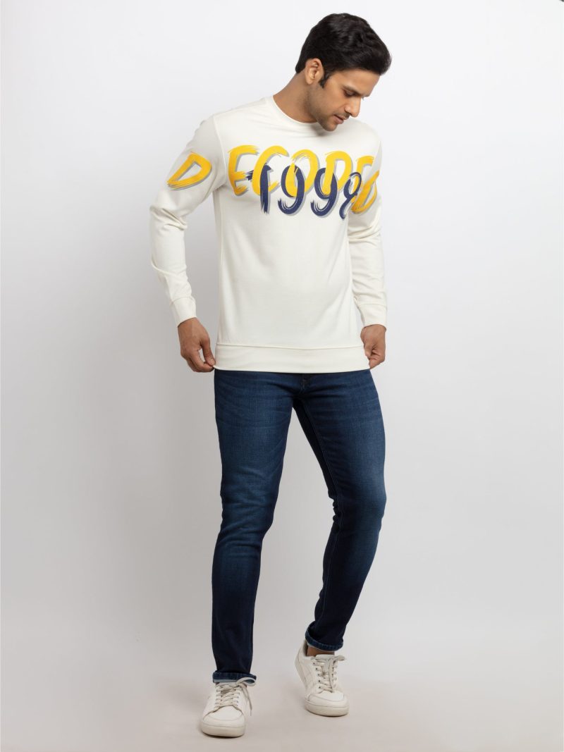 Mens Solid Sweatshirt