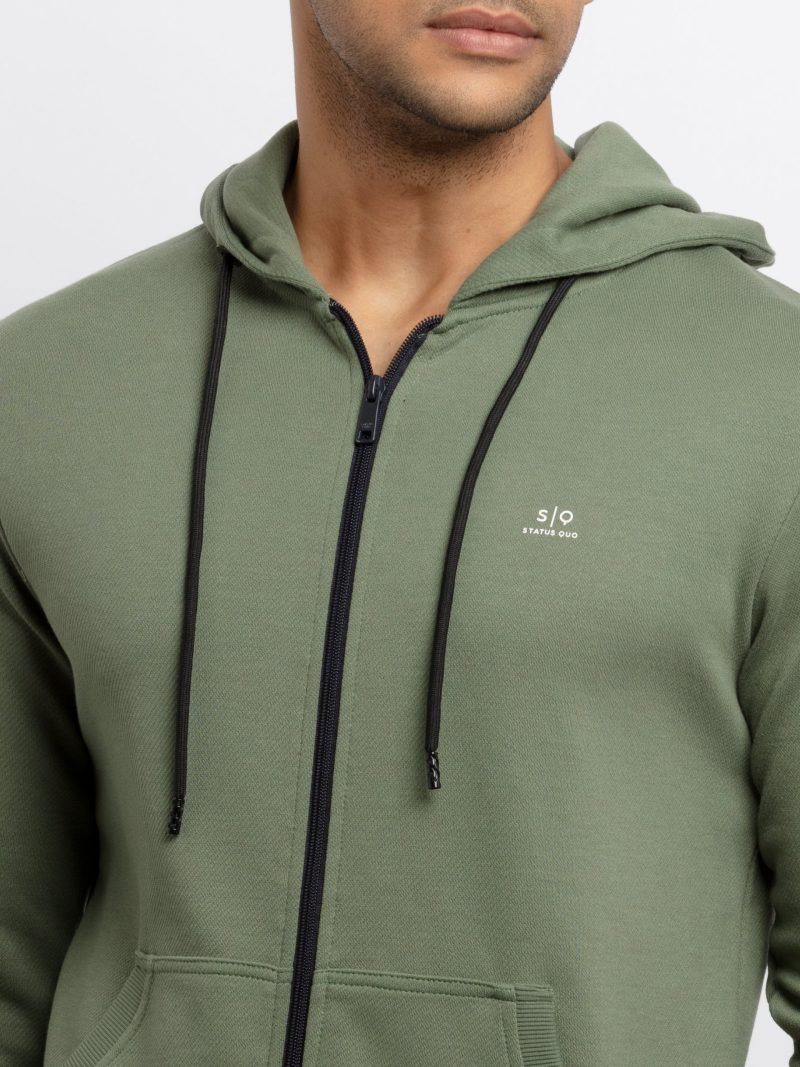 Mens Solid Lightweight Sweatshirt
