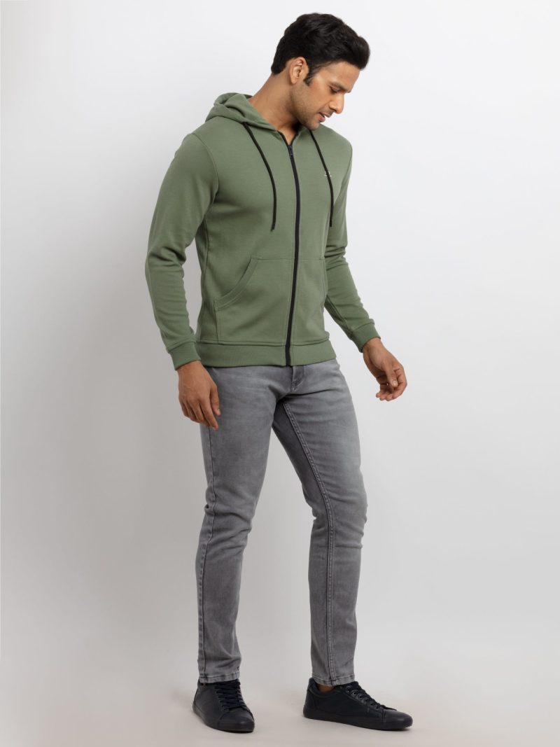 Mens Solid Lightweight Sweatshirt
