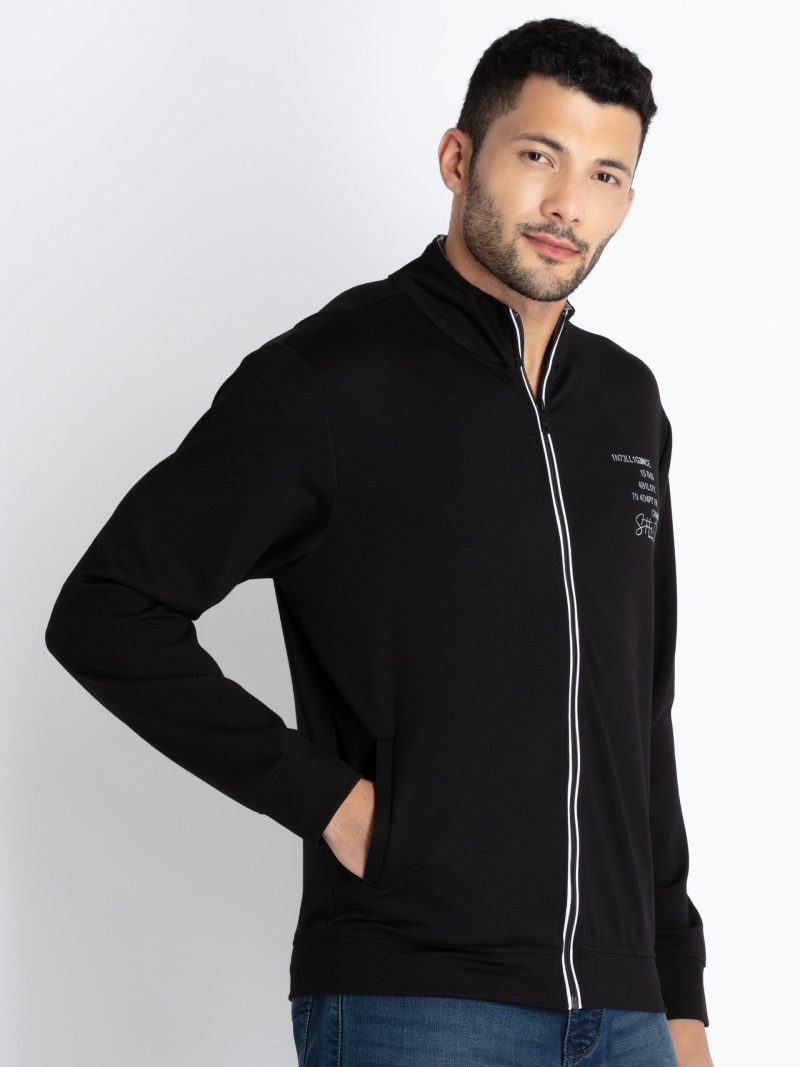 Mens High Neck Lightweight Sweatshirt