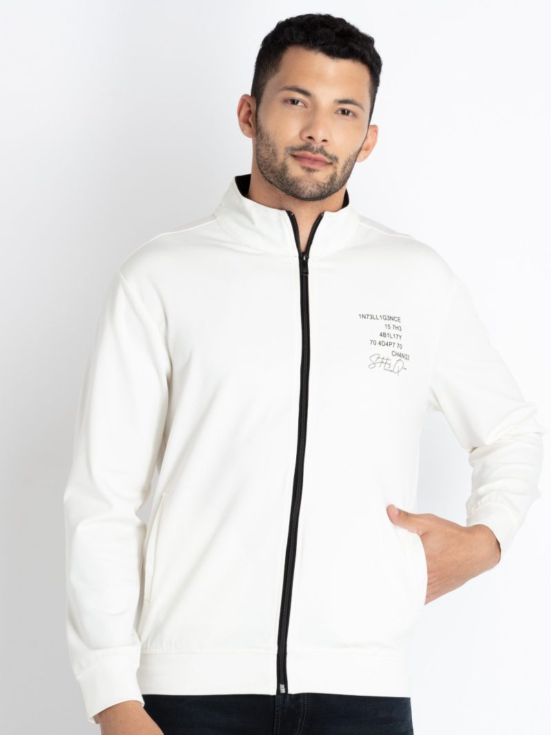 Mens High Neck Lightweight Sweatshirt