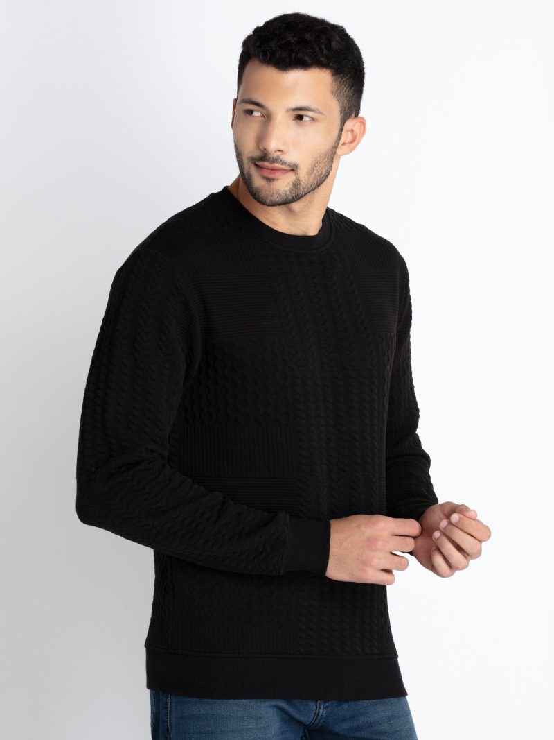 Mens Solid Lightweight Sweatshirt