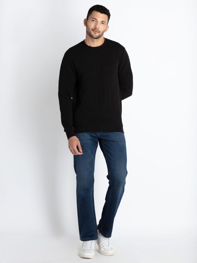 Mens Solid Lightweight Sweatshirt