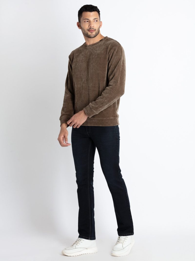 Mens Solid Lightweight Sweatshirt