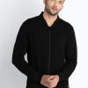 Mens Henley Neck Lightweight Sweatshirt