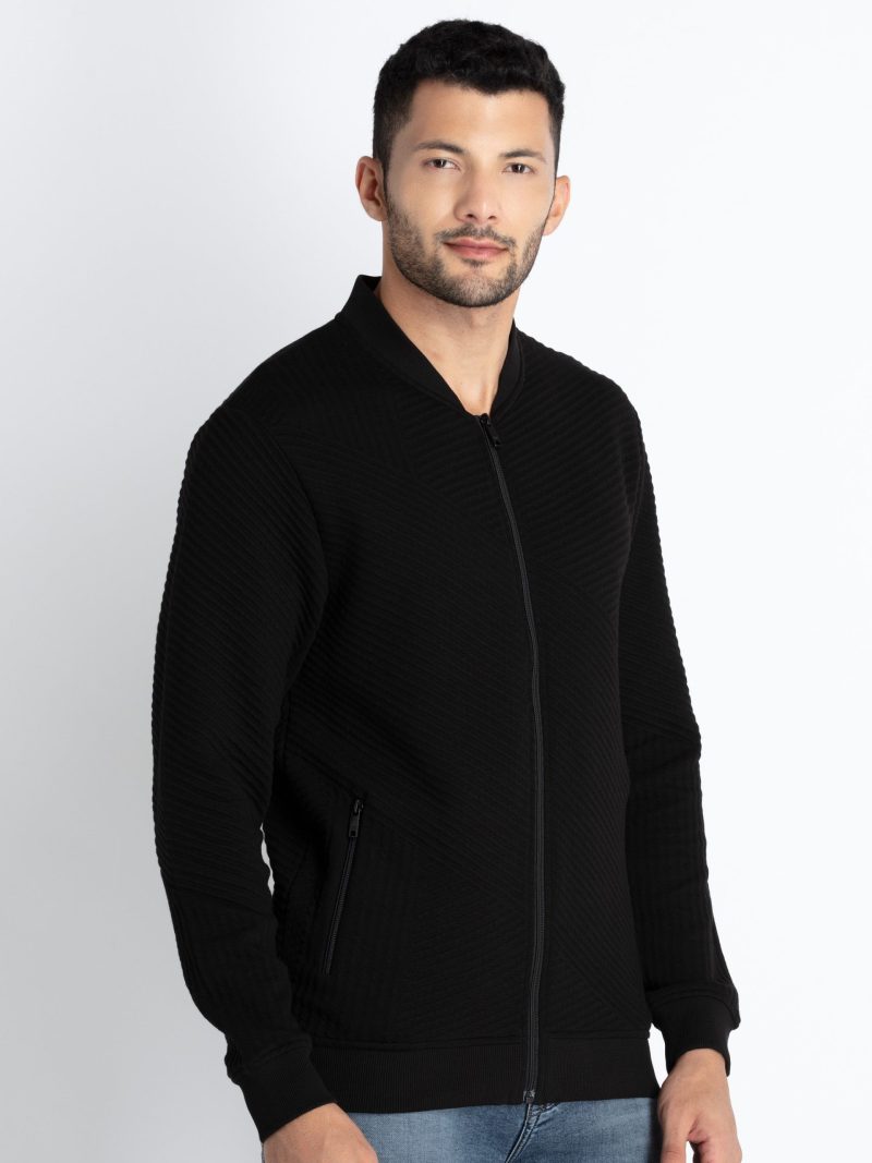 Mens Henley Neck Lightweight Sweatshirt