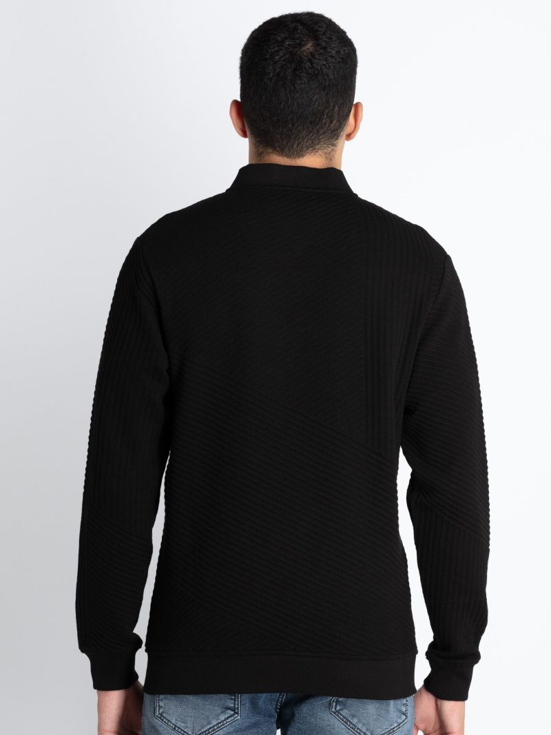 Mens Henley Neck Lightweight Sweatshirt