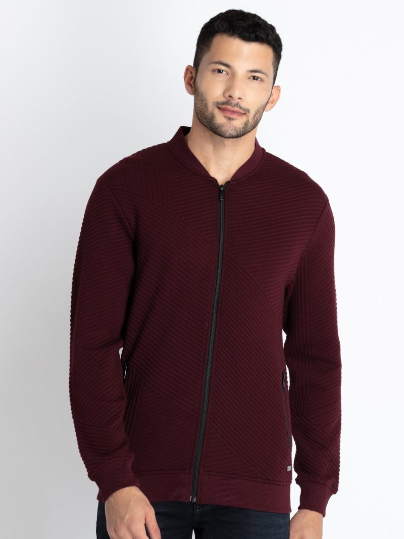 Mens Henley Neck Lightweight Sweatshirt