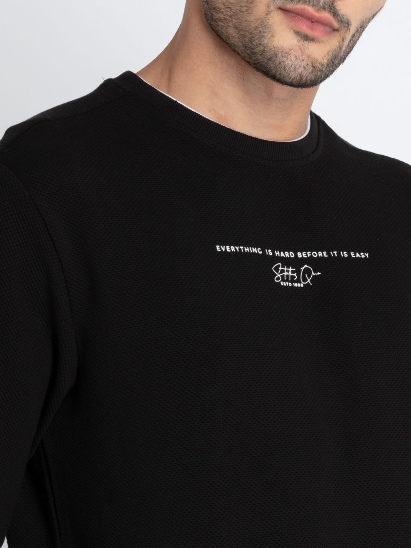 Mens Round Neck Lightweight Sweatshirt
