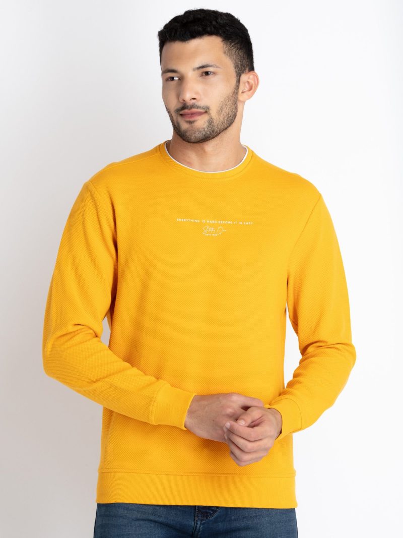 Mens Round Neck Lightweight Sweatshirt