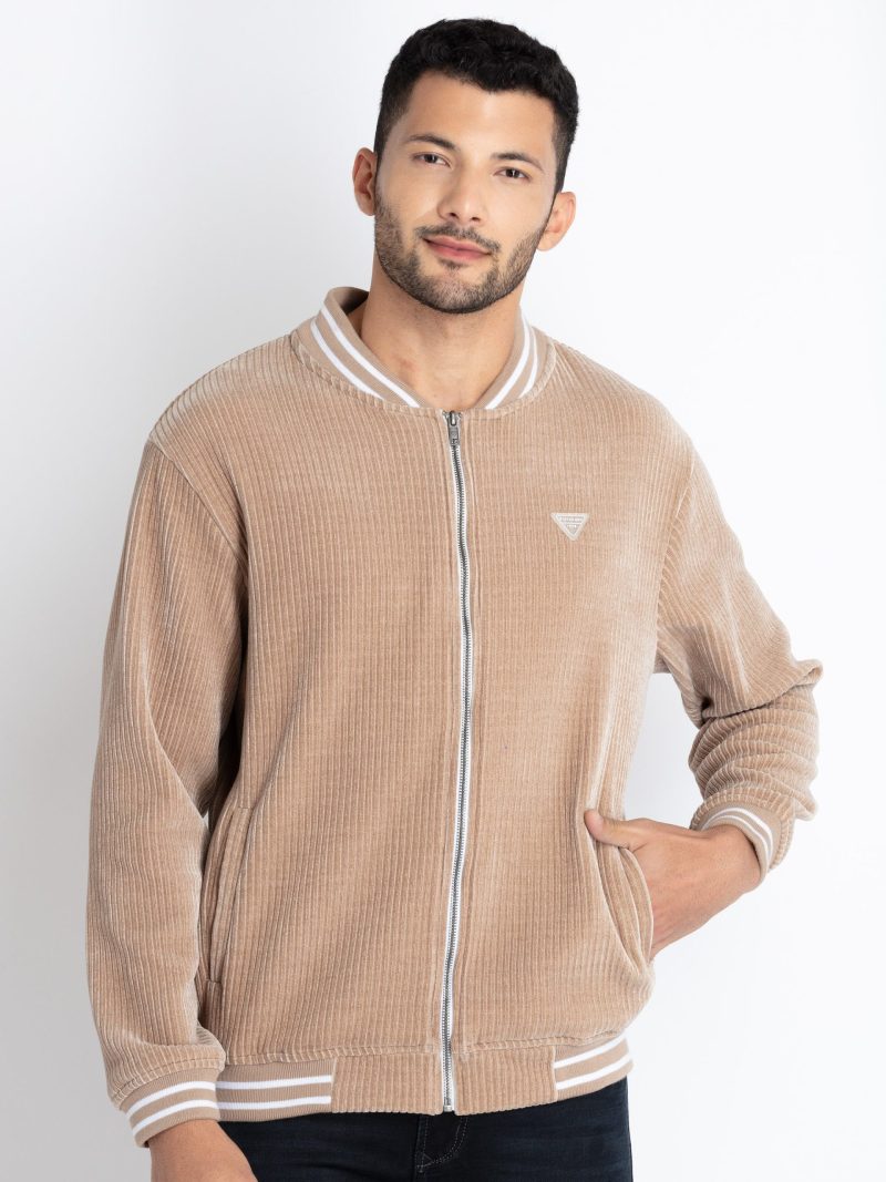 Mens Henley Neck Lightweight Sweatshirt