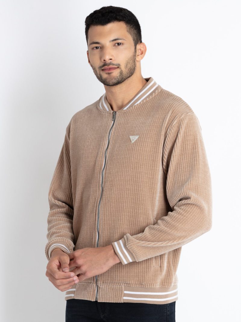 Mens Henley Neck Lightweight Sweatshirt