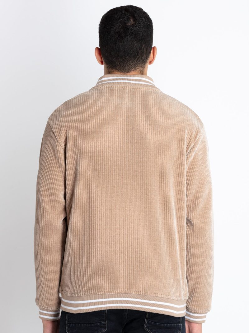 Mens Henley Neck Lightweight Sweatshirt