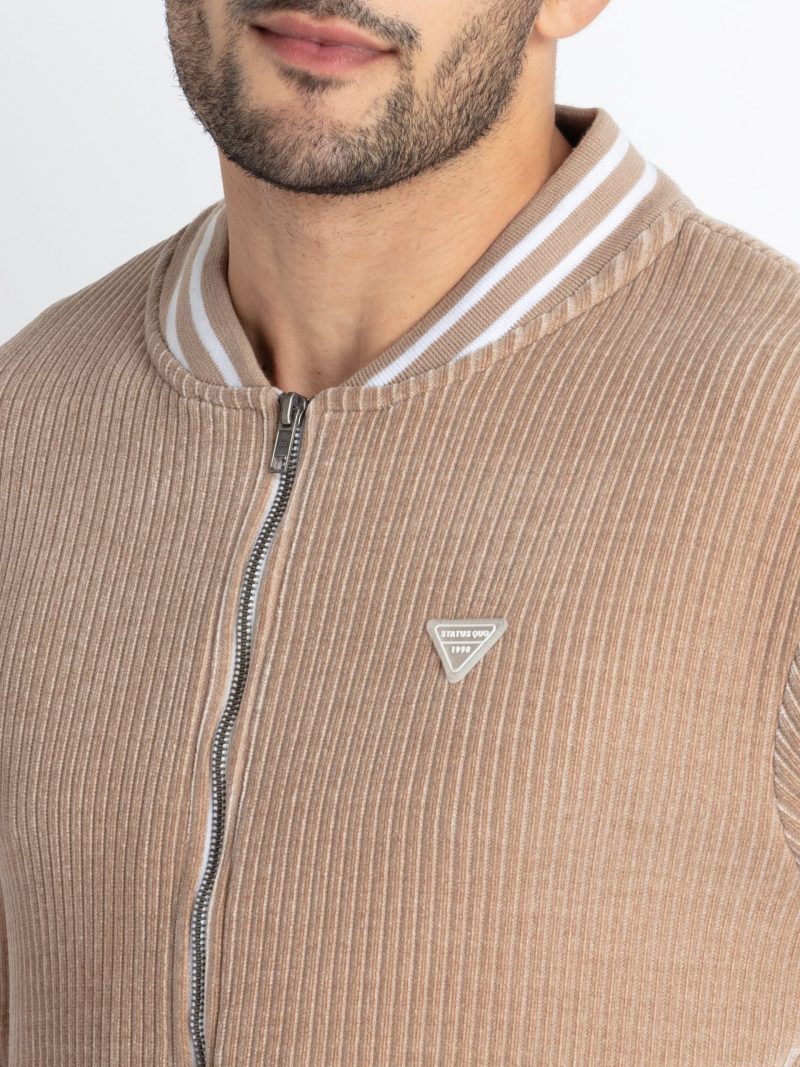 Mens Henley Neck Lightweight Sweatshirt