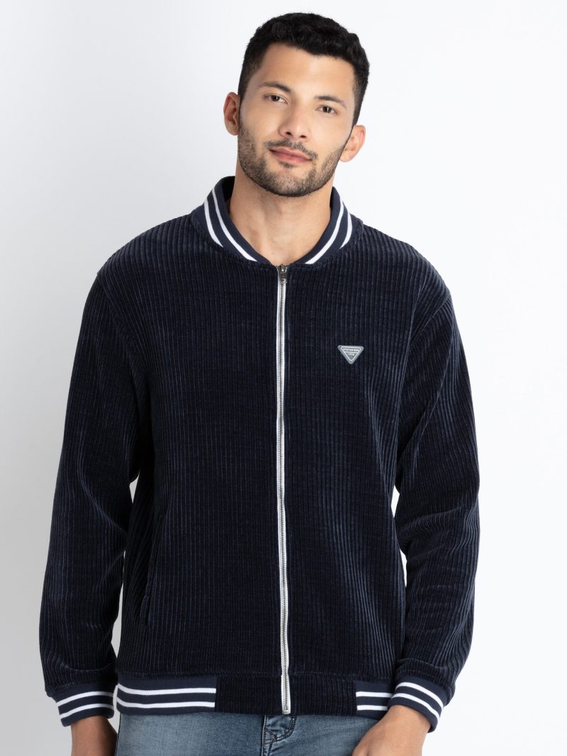 Mens Henley Neck Lightweight Sweatshirt