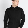 Mens Solid High Neck Lightweight Sweatshirt
