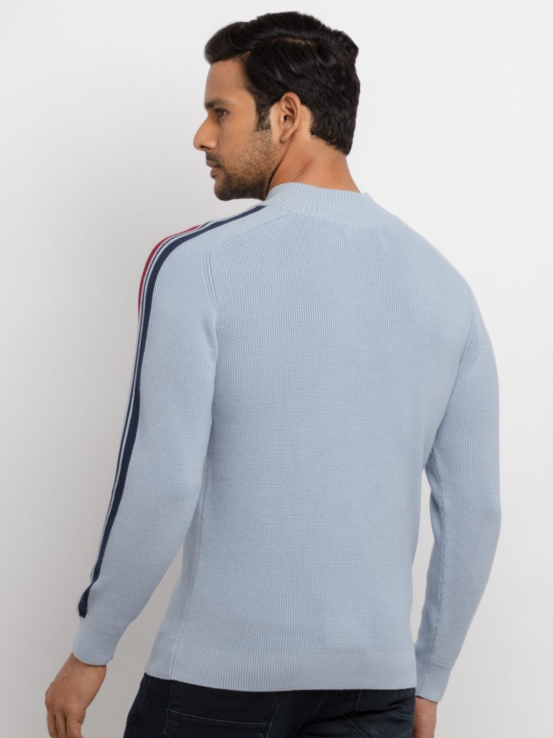 Mens Solid Hooded Sweater