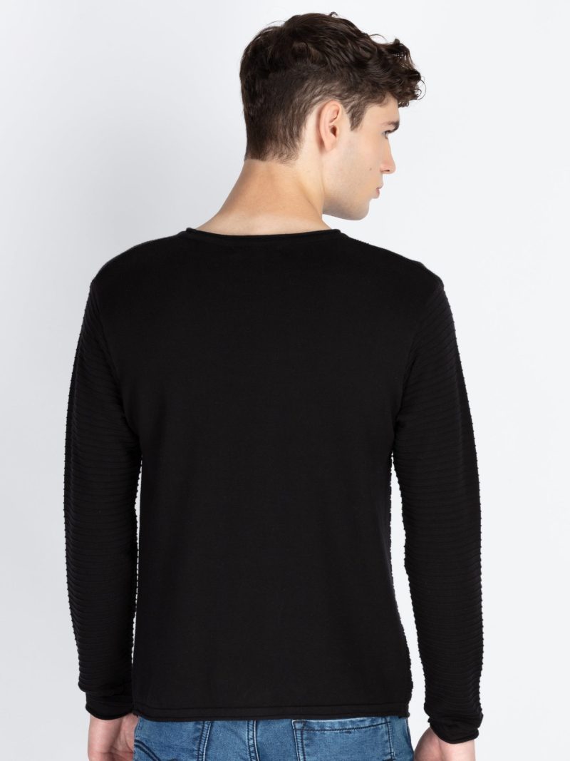 Mens Textured Sweater