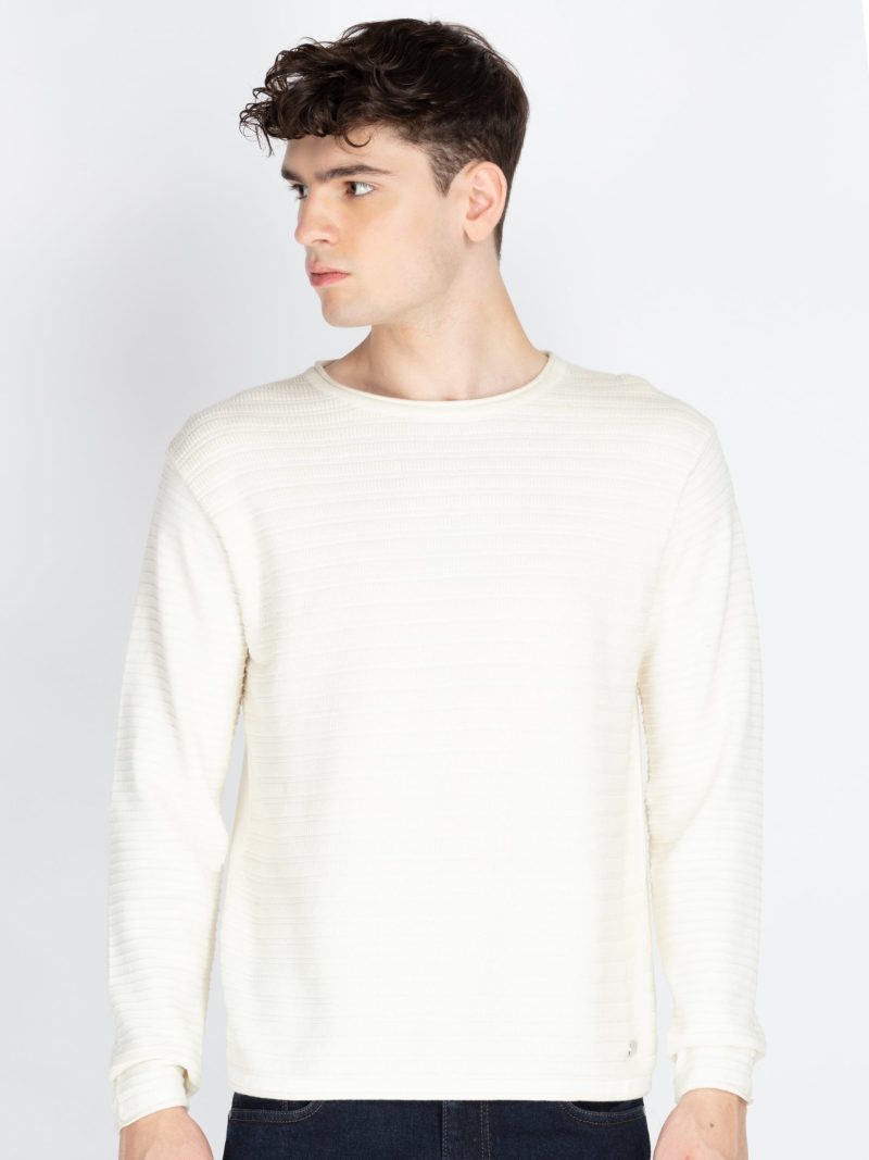Mens Textured Sweater