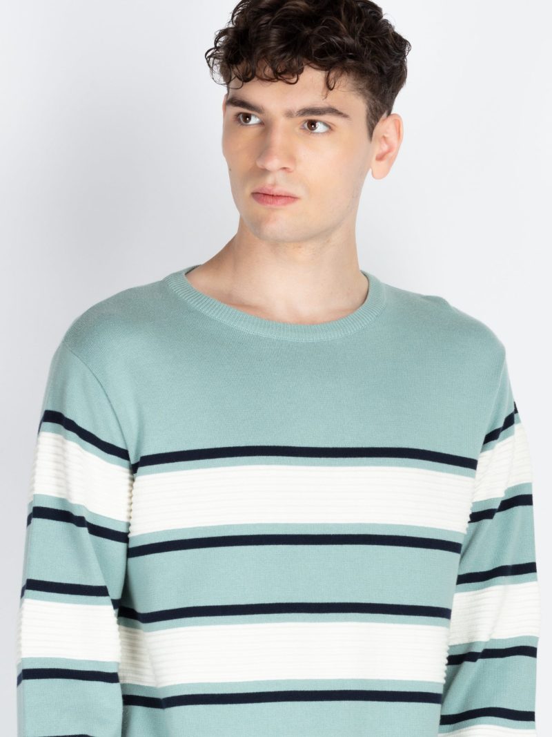 Mens Striped Sweater