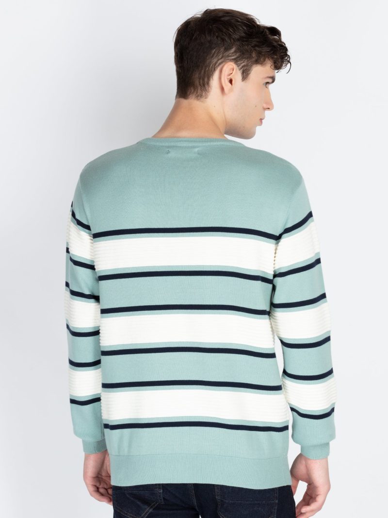 Mens Striped Sweater