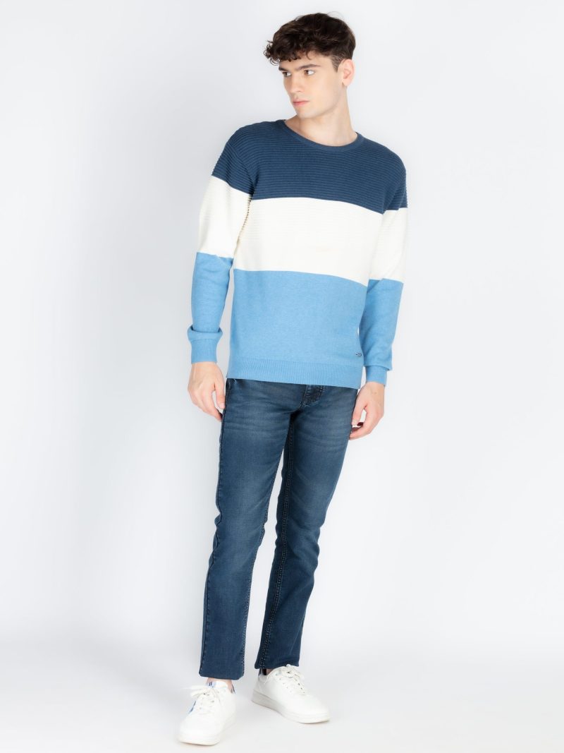 Mens Striped Sweater