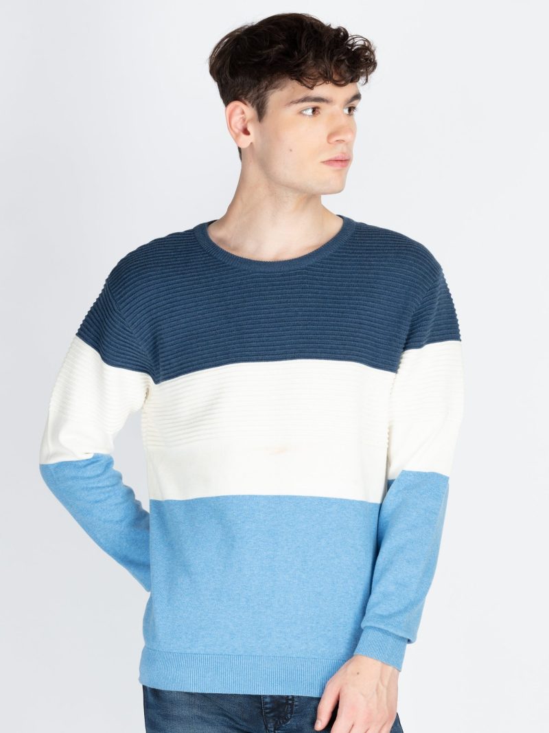 Mens Striped Sweater