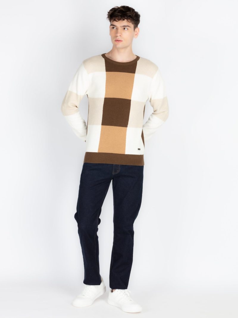 Mens Colourblocked Sweater