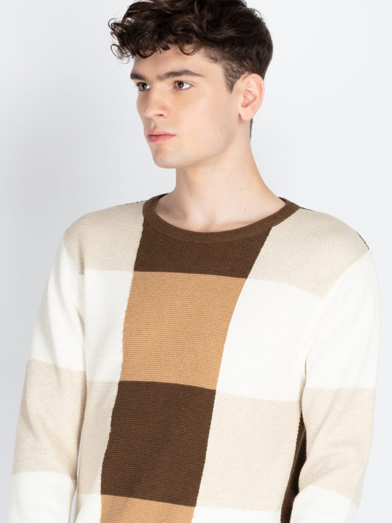 Mens Colourblocked Sweater