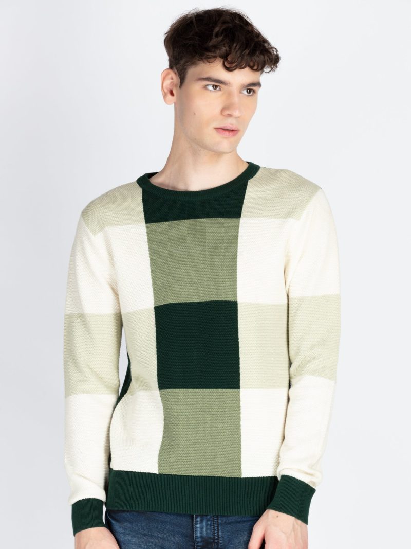 Mens Colourblocked Sweater
