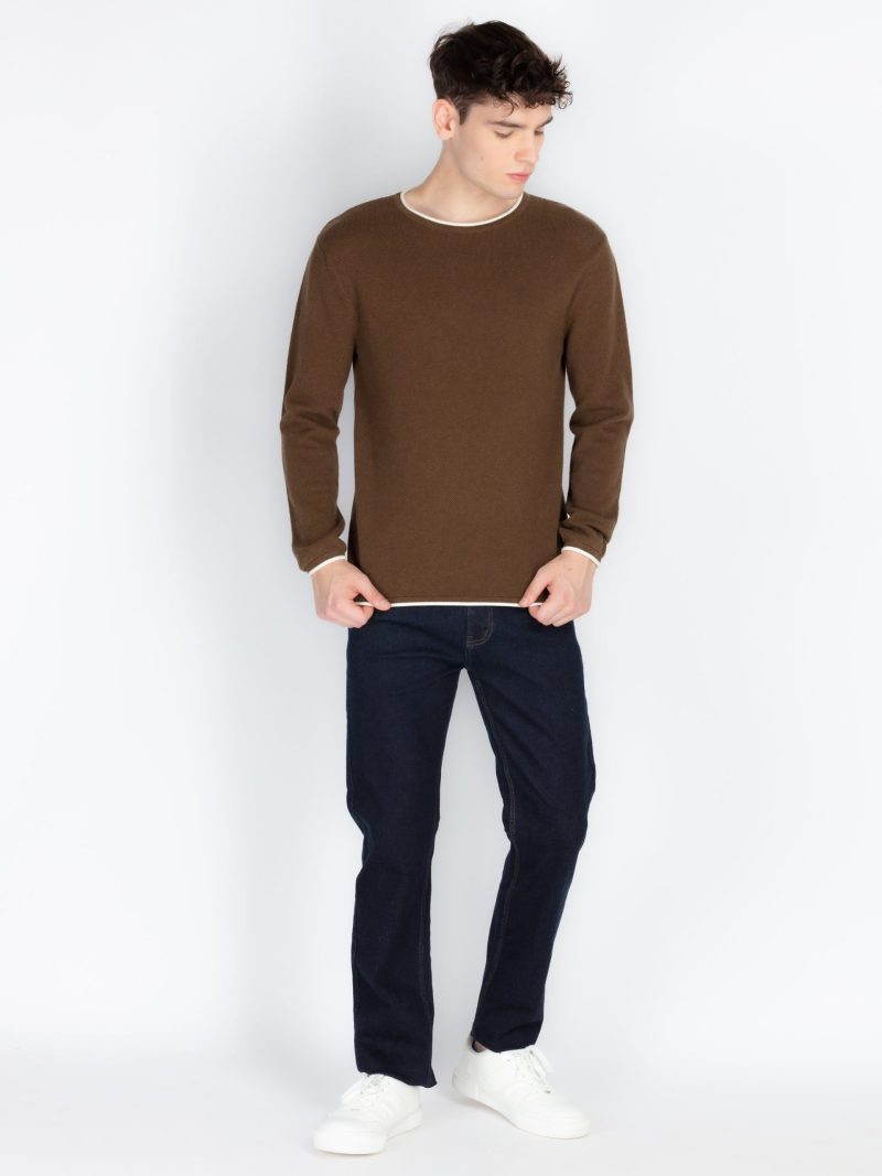 Mens Textured Sweater