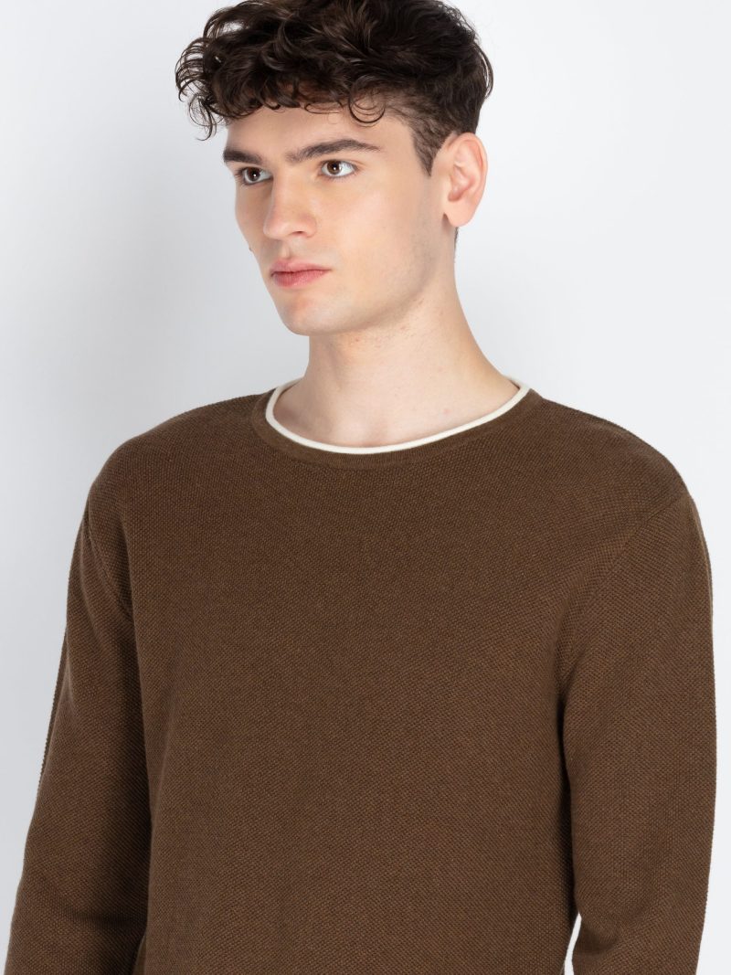 Mens Textured Sweater
